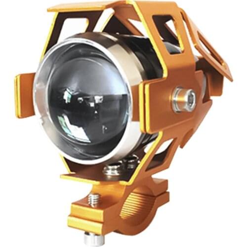 New Motorcycle Aluminium Super Bright U5 LED Driving Headlight Front Light Lamp