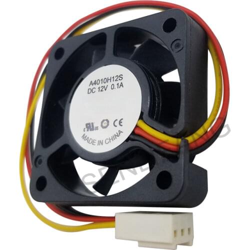 New For VETTE A4010H12S DC12V 0.11A 3pin 3wire 4010 40X40X10MM Cooling Fan