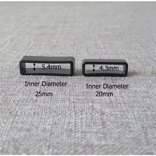 20pcs/lot 20mm 25mm Plastic strap belt rectangular buckle sanp ring for bag pet dog collar sewing handmade DIY accessory