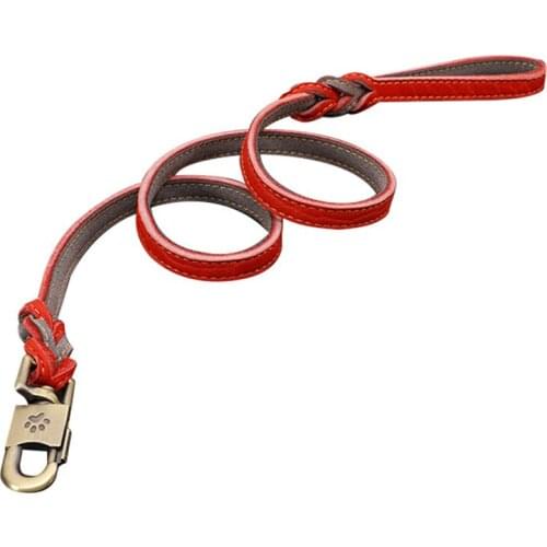 Legendog Faux Leather Pet Dog Leash Lead Pet Walking Tracking Training Running Jogging Puppy Dog Daily Walking Lead Collar