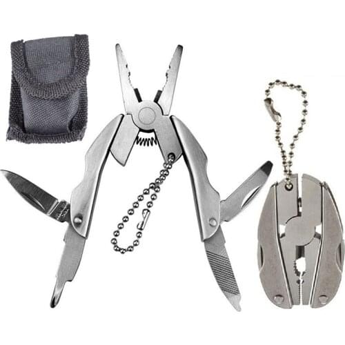 Outdoor Stainless Steel Portable Multifunction Folding Plier Foldaway Knife Screwdriver Camping Survival EDC Tools Travel Kits