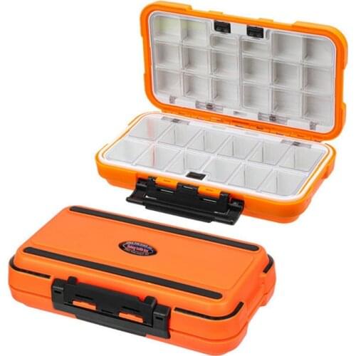Waterproof Fishing Tackle Box Double-sided Bait Hook Storage Box Large Capacity Fishing Accessories Plastic Storage Fishing Box