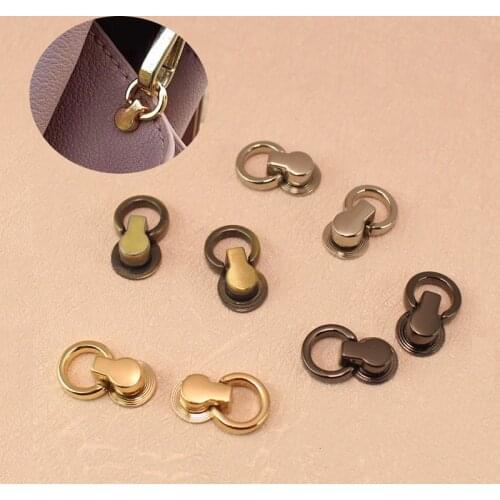 20Pcs Four-color copper pull ring rivet with pull ring garment rivet studscrews for bag hat shoe leather chocker phone case diy