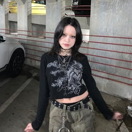 European And American Autumn Winter New Womens Casual Contrast Color Stitching Rhombus Short Round Neck Long Sleeve Top