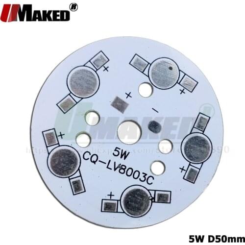 3Kinds 5W Dia50/40/28mm LED PCB Heatsink 1W3W5W High Power LEDs Install Aluminun Lamp Plate for LED blub Spotlight Downlight DIY