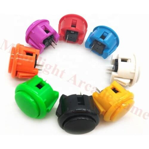 Arcade Game Machine Console Diy Parts 30mm Push Button Copy Sanwa Snap Replace OBSF-30 10pcs free shipping