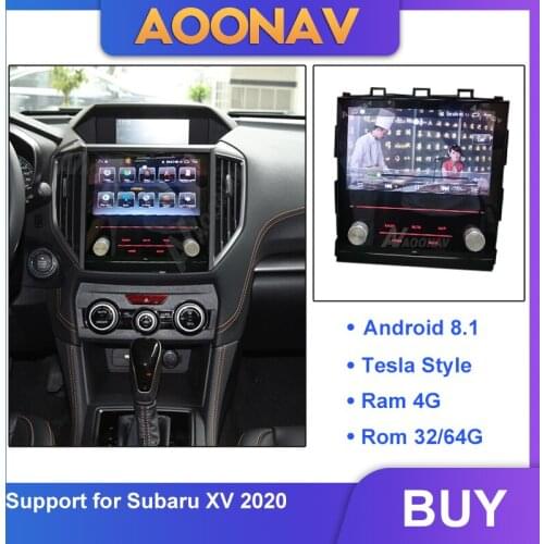 Android car auto radio multimedia player for Subaru XV 2020 car radio GPS navigation MP3 DVD player support carplay