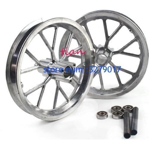 Free Shipping Good Quality 222mm Front and Rear Tire Aluminium Alloy Wheel Rim Fit for 49cc Mini Moto Pocket Dirt Bike
