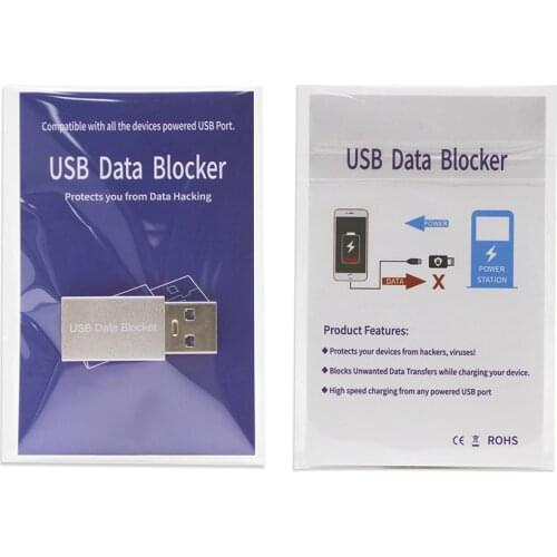 USB Data Blocker,Defender,Blocks Unwanted Data Transfer,Protects phone&Tablets from Public Charging Stations Hack Proof