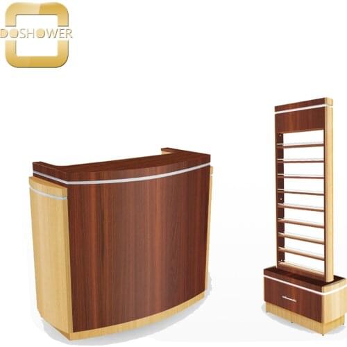 Doshower beauty salon reception desks counter design for salon furniture