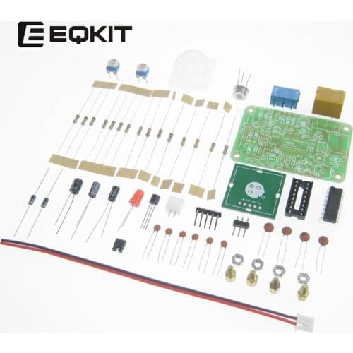 EQKIT Infrared pyroelectric induction switch kit/DIY Human body induction switch/Human body induction switch element package