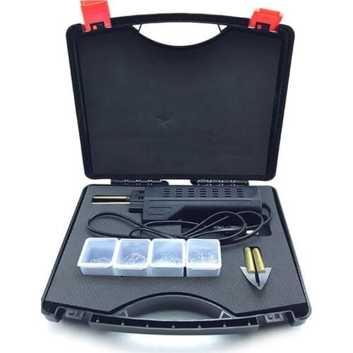 Hot Stapler Car Bumper Welding Torch Fairing Auto Body Tool Welder Machine Portable Plastic Repair Tools with 200pcs Staples