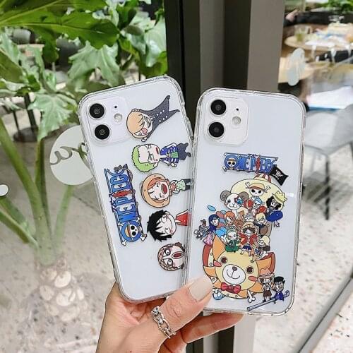 Classic Phone Case Japan Anime Straw Hat Pirates Coque For iphone 11 12 Mini Pro Xs MAX XR 7 8 Plus Funny TPU Protect Silicone