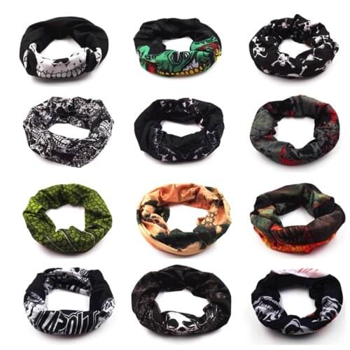 Colorful Skull Mask Bandana Manchester Mens Bandanas Bicycle Scarf Cycling Masks Headband Cycling Headwear Scarf Motorcycle Mask