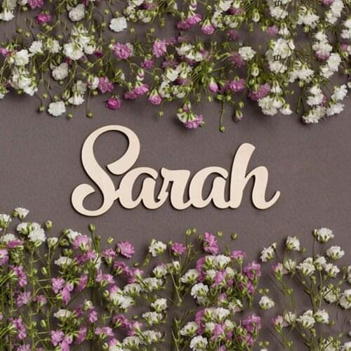 Custom Name Place Setting, Laser Cut Names,Custom Table Settings, Wood Plate Name Cutouts, Gold Wedding Table Decor