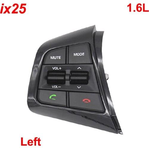 NEW Remote Control button Bluetooth Phone Cruise Control For Hyundai Creta Ix25 1.6L 2.0L Car Steering Wheel Cruise
