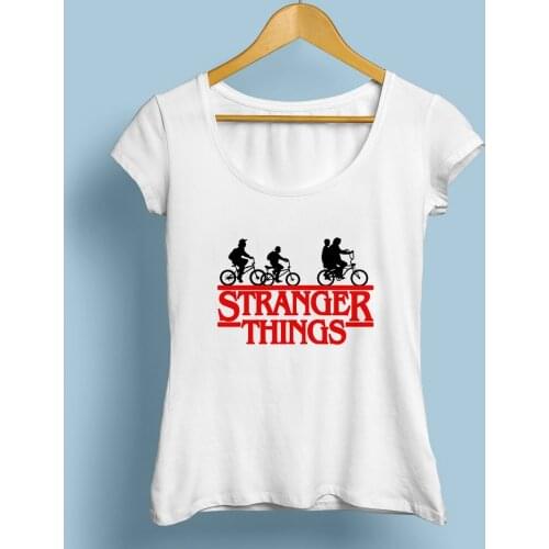 ELEVEN tshirt femme JOLLYPEACH new white casual SHORT SLEEVE Tee shirt women STRANGE THING T Shirt