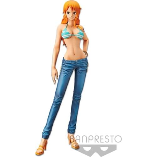 Bandai Banpresto Original Anmie One Piece Grandista ROS Nami 28cm Figure Model Toys