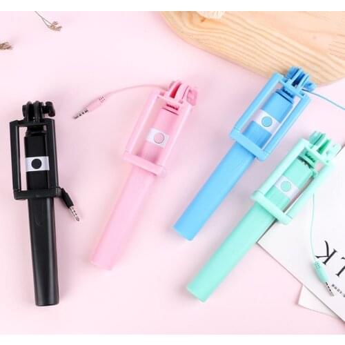 Portable Handheld Extendable Monopod Selfie Stick for IPhone 11 12 Plus Samsung Huawei Sony LG Xiaomi OPPO