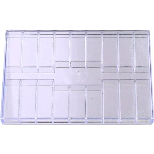 19 Grid Transparent Parts Box Small Screw Storage Box Storage Box Component Tool Electronic Parts Box Multi-grid Covered