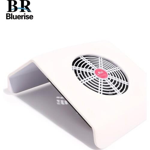 Bluerise Vacuum Cleaner for Manicure Hood Extractor Powerful Nail Dust Collector 30W Manicure Machine 2 bags Dust Vacuum Nails