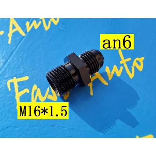 Male M16 P1.5 M16*1.5 M16 x 1.5 to 6an an6 an 6 male adaptor adapter Fitting