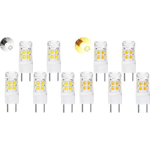 LED G8 Light Bulb, G8 GY8.6 Bi-Pin Base LED, Not Dimmable T4 G8 Base Bi-Pin Xenon JCD Type LED 120V (5-Pack) (G8 3W)
