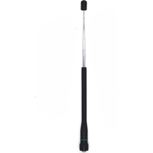 YiNiTone Telescopic SMA-F High Gain136-174/400-480MHz Dual Band Antenna For Baofeng UV-5R UV-82 BF-888S UV-9RPlus Walkie Talkie