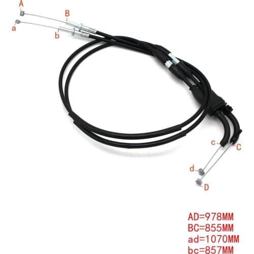 Motorcycle Throttle Line Clutch Cable Steel Wire Set For Kawasaki ZX600 Ninja ZX6R 54012-0277 540120277