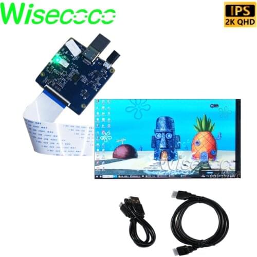 Wisecoco 6 Inch 2k LCD 1440x2560 Raspberry Pi Display 3d Printer Screen Hdmi-compatible MIPI Controller Board 60hz LS060R1SX02