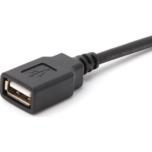 1 Pc Car Media Central Unit USB Cable Interface Adapter For KIA HYUNDAI TUCSON ELANTRA MISTRA 120cm/47.4in Black