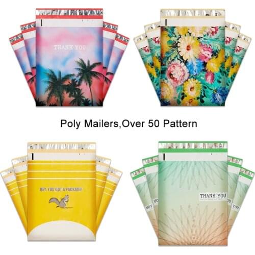 10PCS Eco-friendly Plastic Mailer Clothing Bags Poly Mailer Self Seal Envelopes Gift Package Mailers Courier Shipping Envelopes