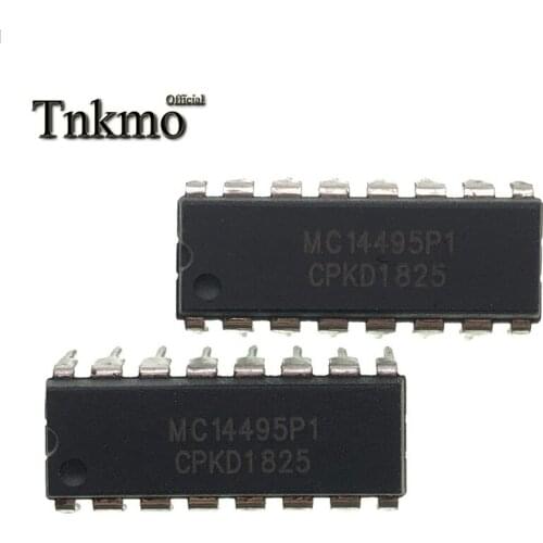 10PCS MC14495P1 DIP-16 MC14495P DIP16 MC14495 14495P1 14495 Seven-segment latch decoder LED driver New and original