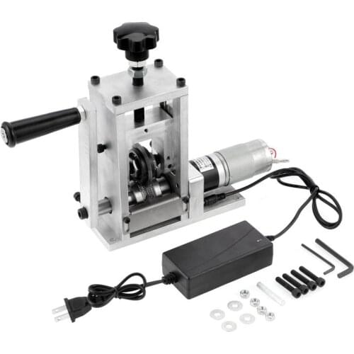 110-240v Automatic Motorized Electric Wire Stripping Machine Portable Scrap Cable Stripper for Scrap Copper Recycling Tool