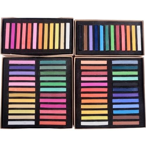 12/24/36/48colors Pastel Colored Chalk Drawing Coloring Art Supplies for Students gift