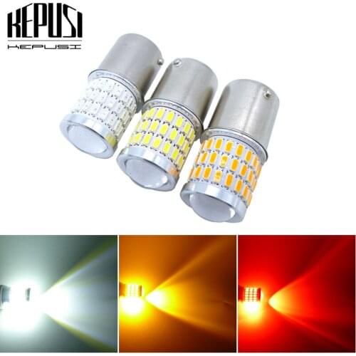 2x Canbus No Error 1156 P21W BA15S 7506 S25 LED Bulb For Volkswagen VW MK6 Daytime Running Lights DRL 12V 24V Red Yellow White