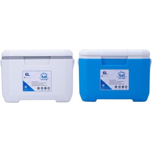 6LOutdoor Portable Incubator Cooler Breast Milk Bottle Fruit Cooler Camping Travel Medicine Box Mini Outdoor Cooler Box