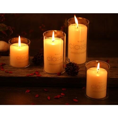 8CM Glass Cylinder Vases For Floating Candles Decorative Centerpieces Home Or Wedding Clear Candle Holder