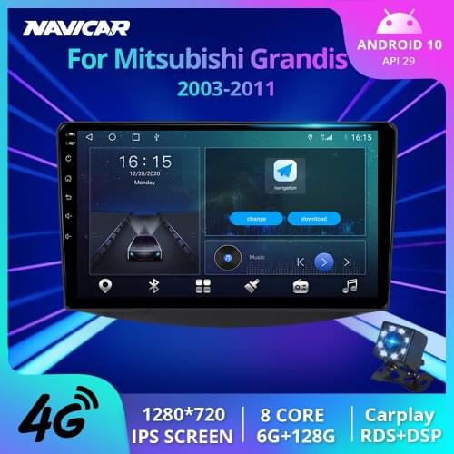 2Din Android10.0 Car Radio For Mitsubishi Grandis 2003-2011 GPS Navigation Car Multimedia Player Auto Radio NO 2DIN DVD Carplay