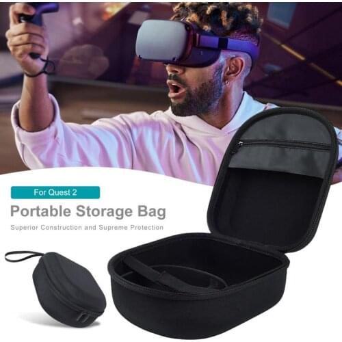 VR Earphone Storage Case Hard Carrying Case for Quest Portable VR Headset Storage Case Bags VR Accessories