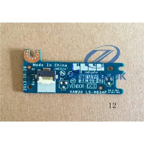 For Dell FOR Latitude E5440 Media Button Board & Cable LS-9834P 100% Test ok