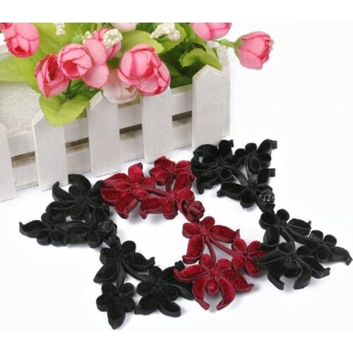 DoreenBeads Chinese Frog Buttons Chinese Style Chinese Knot Buttons DIY Women Children Cheongsam Clothes Accessories 1 PC