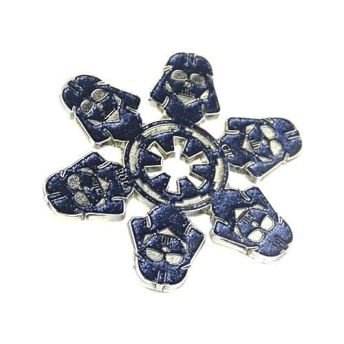 Custom Design Enamel Needle China Production Snowflake Logo Badge k200304