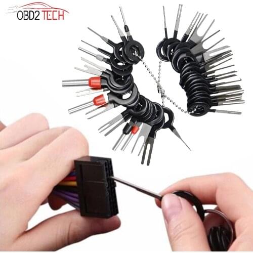 Car Terminal Removal Tool Car Plug Repair Tool Connector Puller Release Pin Extractor Kit With Storage Bag Car Plug Repair Tool