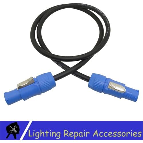 AC Power Cable For Led Par Lights Beam Moving Head Light COB Light 1-20 Meter 3x1.5mm Extension Powercon Cable Input and out
