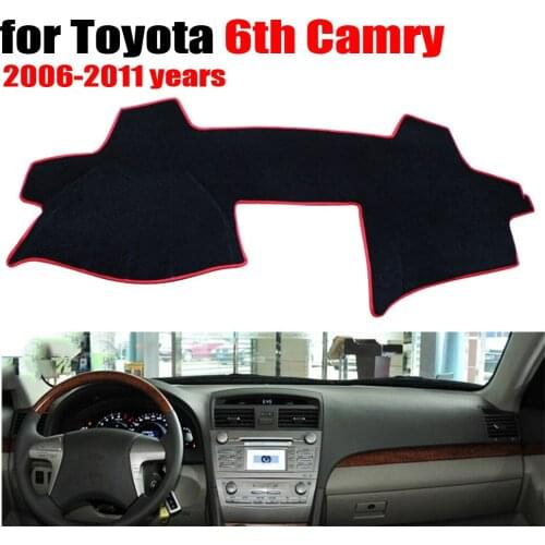 Car dashboard cover mat for TOYOTA 6th CAMRY 2006-2011 years Left hand drive dashmat pad dash mat covers dashboard accessories