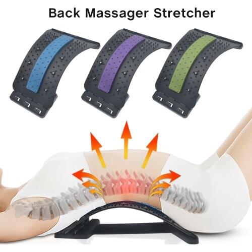 Magnetic Therapy Back Massage Stretcher Posture Corrector Neck Stretch Relax Fitness Lumbar Support Spine Orthosis Pain Relief