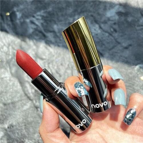 New 6 Color Makeup Matte Lipstick Waterproof Long Lasting Sexy Red Velvet Lipstick Nutritious Moisture Lightweight Lip Cosmetic