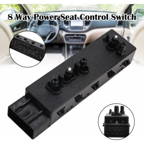 Left Driver 8 Way Power Seat Control Switch Front Left 12451497 For Buick Verano GMC BIN