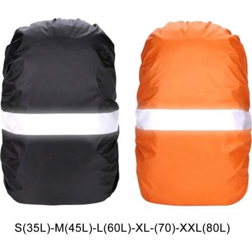 Reflective Backpack Rain Cover Travel Camping Nylon Rainproof Dustproof